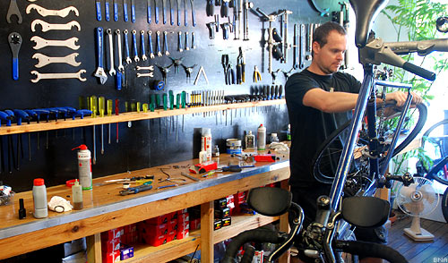 bike maintenance shop